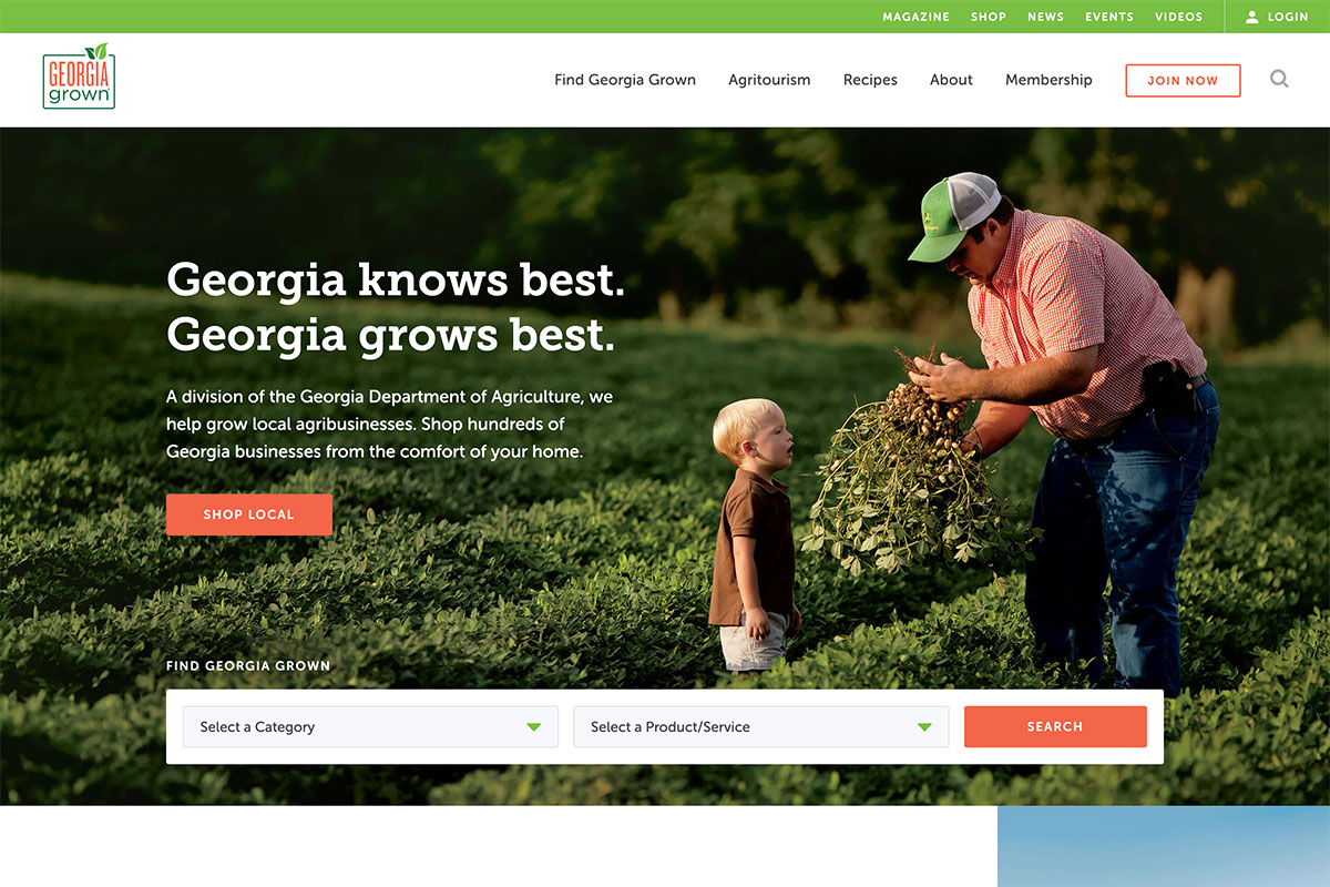 Georgia Grown Website